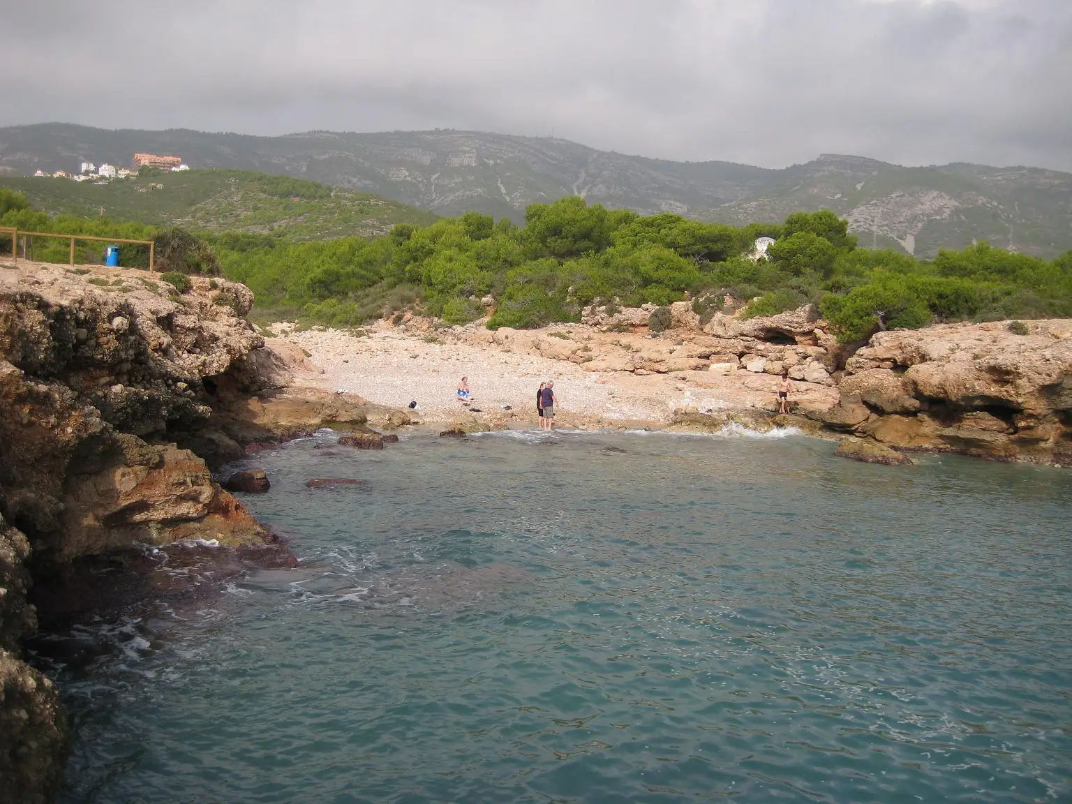 Cala Mundina an der Südgrenze des Naturparks Serra d'Irta in Alcossebre