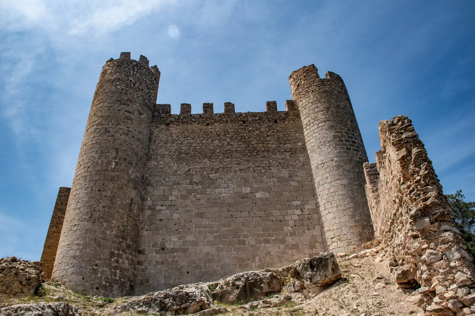 Torres templarias del castillo de Xivert, en Alcalà de Xivert